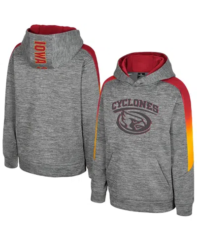 Colosseum Kids' Big Boys And Girls Gray Iowa State Cyclones The Gang Hoodie