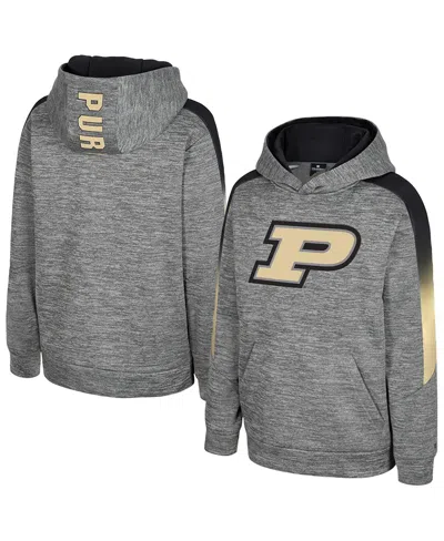 Colosseum Kids' Big Boys And Girls Gray Purdue Boilermakers The Gang Hoodie