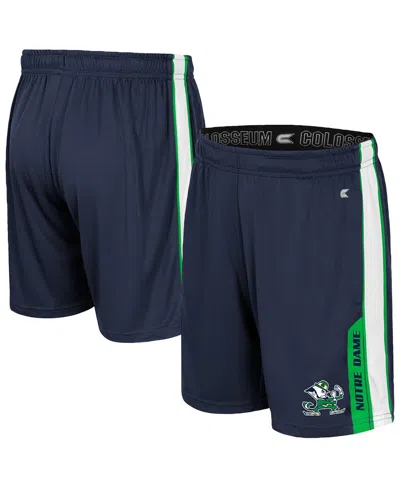 Colosseum Kids' Big Boys And Girls Navy Notre Dame Fighting Irish Gumbaldia Shorts In Blue