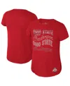 Colosseum Big Boys And Girls Scarlet Ohio State Buckeyes Rogan T-shirt In Scarlet