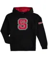 Colosseum Youth Boys Black Nc State Wolfpack Big Logo Pullover Hoodie In Black