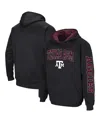 Colosseum Big Boys Texas A&m Aggies 2-hit Team Pullover Hoodie In Black