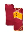 Colosseum Big Girls 2-piece Cardinal Iowa State Cyclones Cheerleader Top And Skirt Set In Brown