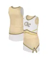 Colosseum Big Girls 2-piece Gold Georgia Tech Yellow Jackets Lollipop Park Cheer Set In Yellow