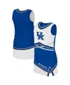 Colosseum Big Girls 2-piece Royal Kentucky Wildcats Lollipop Park Cheer Set In Multi