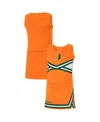 Colosseum Big Girls  Orange Miami Hurricanes Carousel Cheerleader Set In Orange