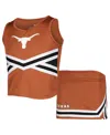 Colosseum Big Girls  Texas Orange Texas Longhorns Carousel Cheerleader Set In Texas Orange