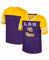 Colosseum Big Girls Purple Lsu Tigers Princess Bubblegum Bling T-shirt In Multi
