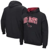 Colosseum Men's  Arkansas Razorbacks Arch And Logo 3.0 Pullover Hoodie In Black