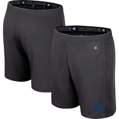 Colosseum Charcoal Air Force Falcons Forget Shorts In Gray