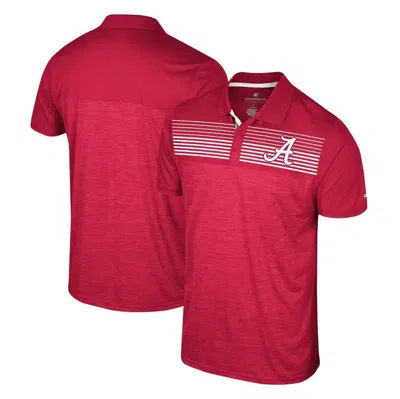 Colosseum Men's  Crimson Alabama Crimson Tide Langmore Polo Shirt