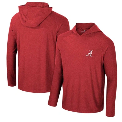 Colosseum Crimson Alabama Crimson Tide Cloud Jersey Raglan Long Sleeve Hoodie T-shirt
