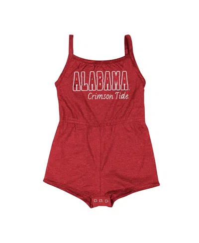 Colosseum Kids' Girls Baby Boys And Girls Crimson Alabama Crimson Tide Elemental Tank Romper In Red