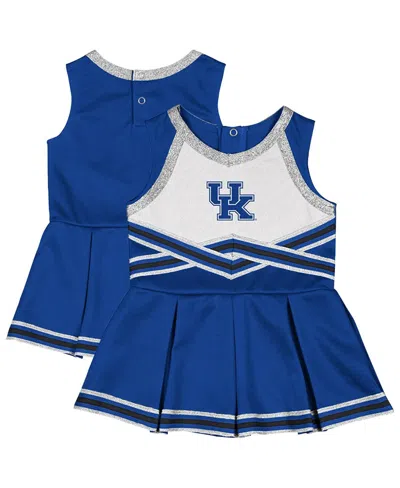 Colosseum Kids' Girls Baby Boys And Girls Royal Kentucky Wildcats Lollipop Park Cheer Dress In Multi