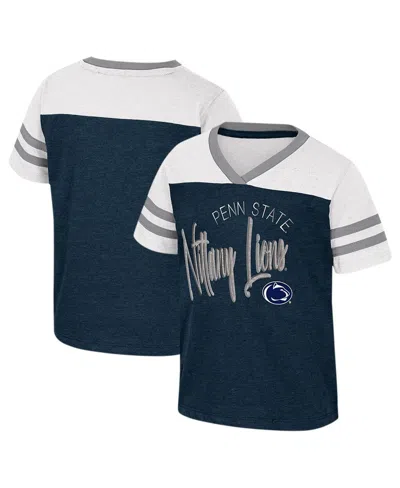 Colosseum Babies' Girls Infant  Navy Notre Dame Fighting Irish Miss Mullins Long Sleeve Dress And Bloomers Se