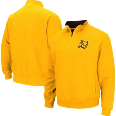 Colosseum Men's  Gold Rowan Profs Tortugas Quarter-zip Sweatshirt