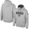 Colosseum Heather Gray Michigan Wolverines Oorah Oht Military Appreciation Pullover Hoodie In Heather Gray