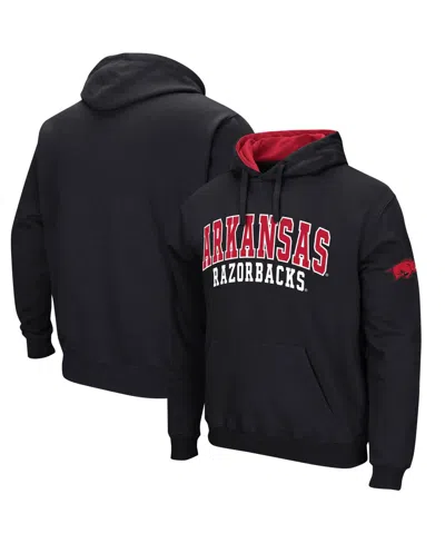 COLOSSEUM MEN'S ARKANSAS RAZORBACKS DOUBLE ARCH PULLOVER HOODIE