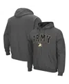 Colosseum Men's Charcoal Army Black Knights Arch Logo 3.0 Full-zip Hoodie In Charcoal