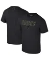 Colosseum Men's Black Army Black Knights Color Pop Active Blend T-shirt In Black
