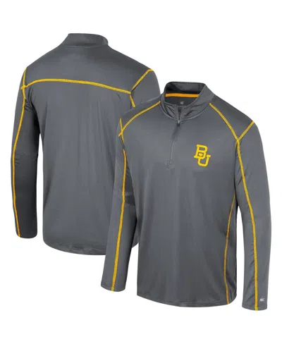 Colosseum Men's Black Baylor Bears Cameron Quarter-zip Windshirt