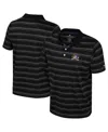 Colosseum Men's Black Louisville Cardinals Milk Steak Polo Shirt In Black