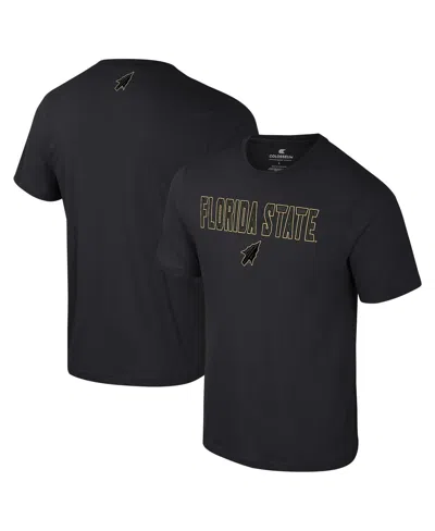Colosseum Men's Black Florida State Seminoles Color Pop Active Blend T-shirt