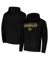 Colosseum Men's Black Grambling Tigers Blackout 3.0 Pullover Hoodie In Black