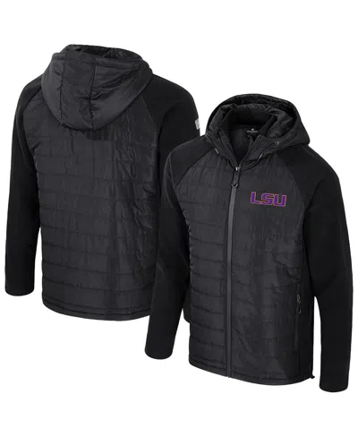 Colosseum Men's Black Lsu Tigers Block The Sun Full-zip Hooded Jacket