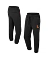 Colosseum Men's Black Miami Hurricanes Revolution Jogger Pants In Black