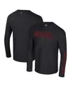 Colosseum Men's Black Nebraska Huskers Color Pop Active Blend 2-hit Long Sleeve T-shirt In Black