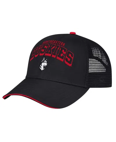 Colosseum Men's Black Northeastern Huskies Wyatt Adjustable Hat