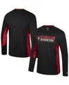 Colosseum Men's Black Ohio State Buckeyes Big Tall On Honor Long Sleeve T-shirt In Black