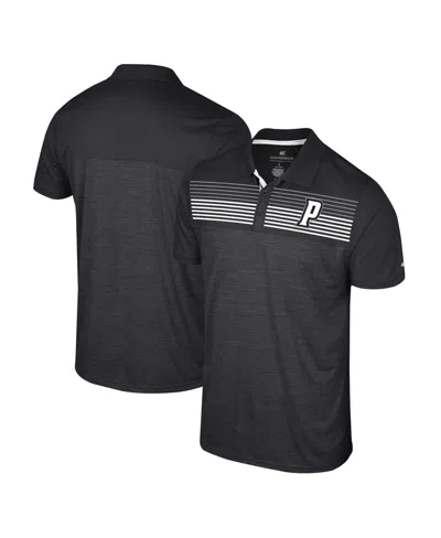 Colosseum Men's Black Providence Friars Langmore Polo Shirt In Brown