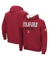 Colosseum Men's Stanford Cardinal Sunrise Pullover Hoodie In Cardinal
