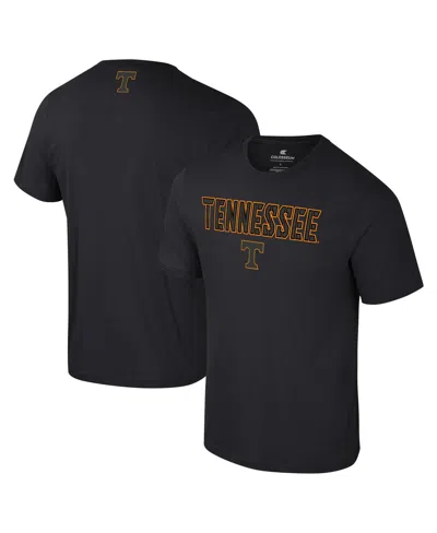 Colosseum Men's Black Tennessee Volunteers Color Pop Active Blend T-shirt