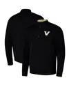 Colosseum Men's Black Vanderbilt Commodores Tortugas Quarter-zip Sweatshirt In Black