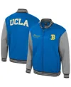 Colosseum Men's Blue Ucla Bruins Ambi-turner Full-zip Varsity Jacket In Blue