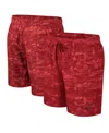 Colosseum Men's Cardinal Arkansas Razorbacks Ozark Swim Shorts In Cardinal