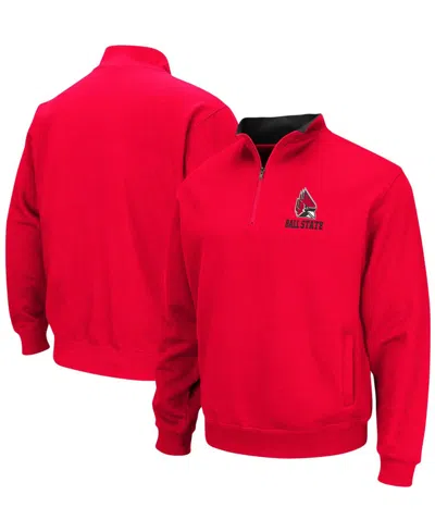 Colosseum Men's Cardinal Ball State Cardinals Tortugas Logo Quarter-zip Jacket