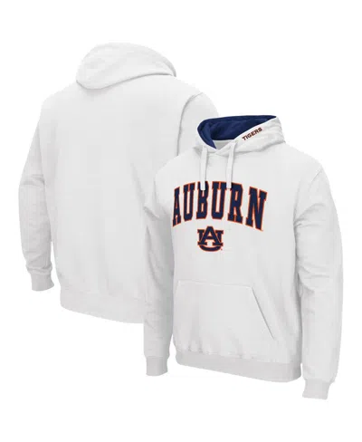 Colosseum Men's Auburn Tigers Arch Logo 3.0 Pullover Hoodie In White