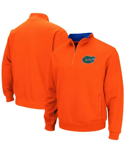 Colosseum Men's Florida Gators Tortugas Logo Quarter-zip Pullover Jacket In Orange