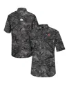 Colosseum Men's Charcoal Maryland Terrapins Realtree Aspect Charter Full-button Fishing Shirt