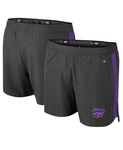 COLOSSEUM MEN'S CHARCOAL MICHIGAN STATE SPARTANS LANGMORE SHORTS