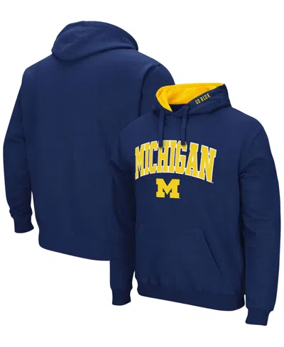 COLOSSEUM MEN'S MICHIGAN WOLVERINES ARCH LOGO 3.0 PULLOVER HOODIE