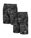 Colosseum Men's Charcoal Missouri Tigers Real Tree Aspect Ohana Swim Shorts In Black