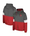Colosseum Men's Charcoal Oklahoma Sooners Miles Full-zip Jacket In Charcoal