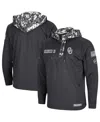 Colosseum Men's Charcoal Oklahoma Sooners Oht Military-inspired Appreciation Digi Camo Quarter-zip Hoodie In Charcoal