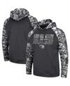 Colosseum Men's Charcoal Oregon State Beavers Oht Military-inspired Appreciation Digital Camo Pullover Hoodie In Charcoal