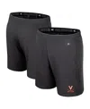 Colosseum Men's Charcoal Virginia Cavaliers Forget Shorts In Black